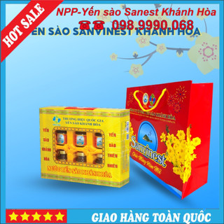 Yến sào Sanvinest Khánh Hoà Hộp 6 Lọ 70 ML