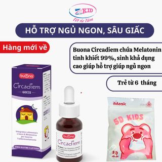 Siro ngủ ngon Buona Circadiem giúp bé ngủ ngon giấc,hết quấy khóc đêm, giật mình