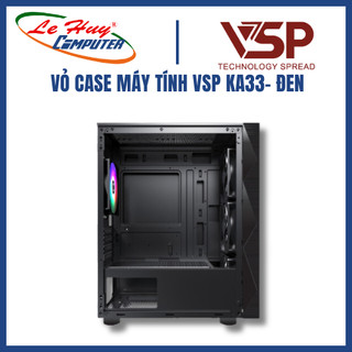 VỎ CASE MÁY TÍNH VSP KA33- ĐEN