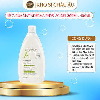 Sữa tắm giảm mụn lưng aderma 500ml