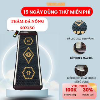 Thảm Đá Nóng Hồng Ngoại Massage Đá Tourmaline Care+ Plus