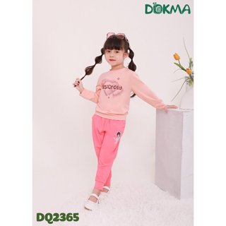Quần dài bo ống bé gái Dokma