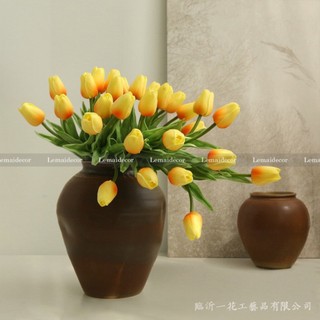 Hoa lụa - Hoa tulip giả 1 bông, hoa lụa trang trí decor