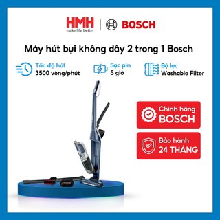   CHÍNH HÃNG  Máy Hút Bụi Không Dây 2 Trong 1 Bosch Flexxo Gen2 Series 4 28V Màu Xanh gia đình văn phòng HMH.BCH3K2851 