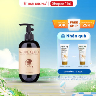 Dầu gội thảo dược cao cấp Nature Queen 100ml / 480ml dành cho tóc rụng , hỗ trợ mọc tóc  Sao Thái Dương
