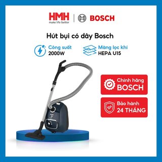   CHÍNH HÃNG  Máy Hút Bụi Có Dây Bosch 2000W 4L Nhỏ gọn Lọc bụi mịn Đầu hút đa năng Gọn nhẹ Dễ vệ sinh HMH.BGLS42035 