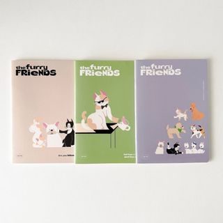 Vở chấm dot 120 trang Crabit The Furry Friends