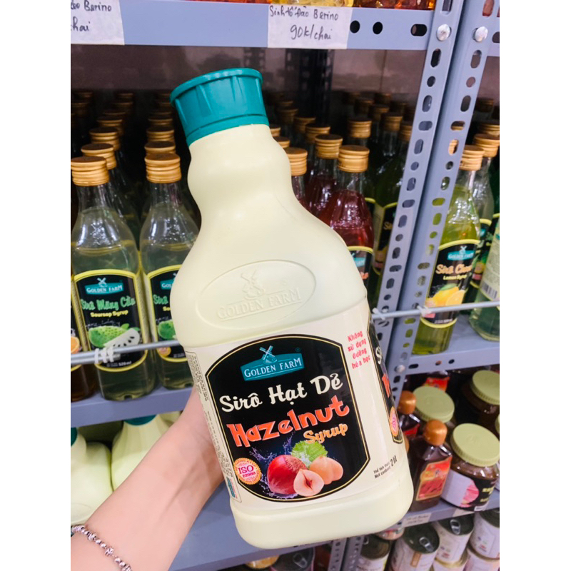 Siro Golden Farm can to 2L/ Siro Golden Farm/ Siro hoa quả