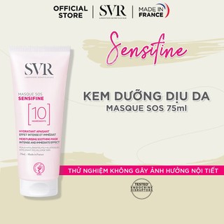 Kem dưỡng ẩm giúp làm da mềm dịu dành cho da khô và da bị kích ứng SVR SENSIFINE MASQUE 50ml