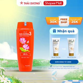 Dầu xả dược liệu Thái Dương 3 Hoa sen 200ml - Sao Thái Dương