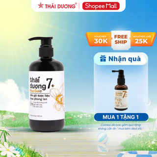 (Mua 1 TẶNG 1) Mua 1 dầu gội Thái Dương 7 Plus Gold 500ml HPL tặng 1 xịt tóc Thái Dương 7 Plus Gold 60ml_Sao Thái Dương