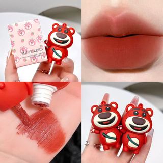 Son kem lì gấu thỏ son hình thú hottrend makeup mềm mịn lâu trôi Beckoning BearLip Glaze Hatola Herorange