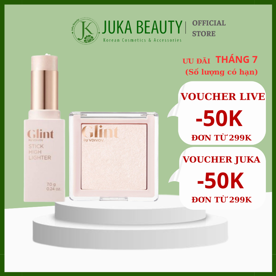 Nhũ bắt sáng dạng thỏi/ Phấn bắt sáng đa năng Glint By Vdivov Stick Highlighter/ Highlighter