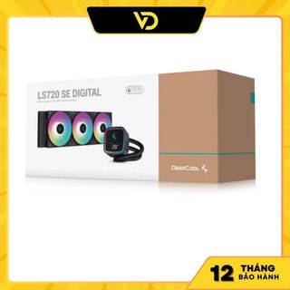 TẢN NHIỆT NƯỚC CPU DEEPCOOL LS720 SE DIGITAL BLACK / WHITE  [NEW]