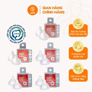 Núm ti thay thế bình upis đủ 5 size ss, s, m, l, ll cho bé