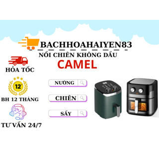 Nồi chiên không dầu Camel 12L chính hãng khoang kính bảo hành 12 tháng