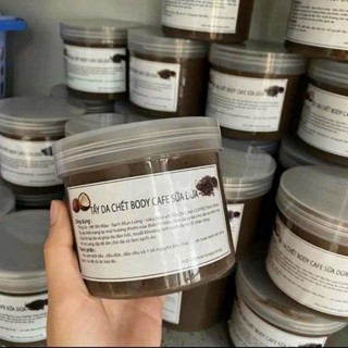Tẩy tế bào chết cafe sữa dừa, tẩy da chết làm sạch da body mùi thơm dể chịu an toàn cho da 250G