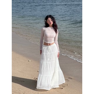 Beachclub - Set áo tay dài + Chân váy (Cloudy Set)