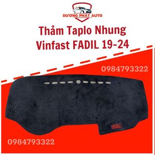 Thảm taplo nhung xe Vinfast Fadil 2019