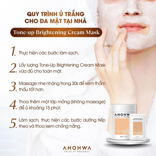 Kem Ủ Trắng Ahohwa First Solution ( Hũ 500gr )