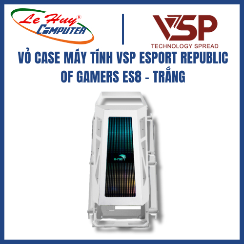 VỎ CASE MÁY TÍNH VSP ESPORT REPUBLIC OF GAMERS ES8 - TRẮNG