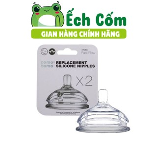 Núm ti thay thế bình sữa comotomo - chất liệu silicon siêu mềm - tách lẻ 1 núm