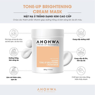 Kem Ủ Trắng Ahohwa First Solution ( Hũ 500gr )