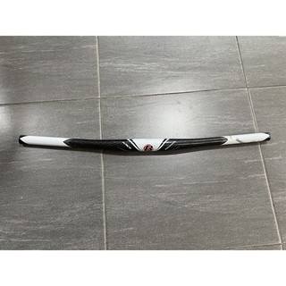 Ghi đông carbon bontrager b - thẳng - đen trắng