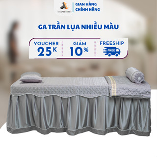 Ga/ Drap giường spa, phun xăm, nail mi chất phi lụa chần bông cực sang chảnh TT14