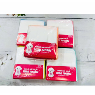 khăn sữa gạc 4 lớp cao cấp Kim Ngân loại nhỏ, bịch 10 khăn