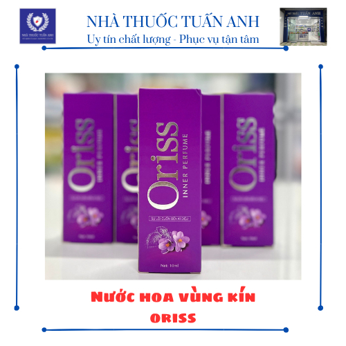 Nước hoa vùng kín Oriss 10ml (xịt) (Hộp)
