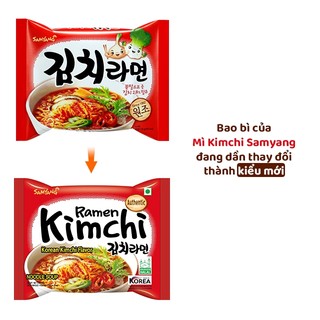 20 Gói Mì Kimchi Samyang Hàn Quốc (120g/gói)