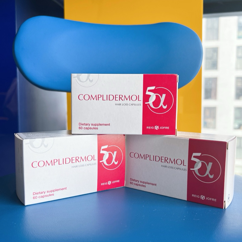 Viên uống Complidermol 5 Alpha giảm rụng tóc, kích thích mọc tóc, làm dày tóc