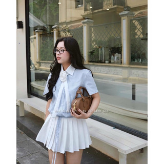 Váy sơ mi chân vay liền ASHYLEY