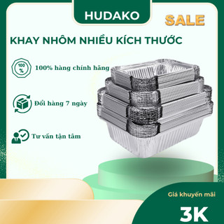 Hộp giấy bạc có nắp, khay giấy bạc đựng thực phẩm dùng 1 lần