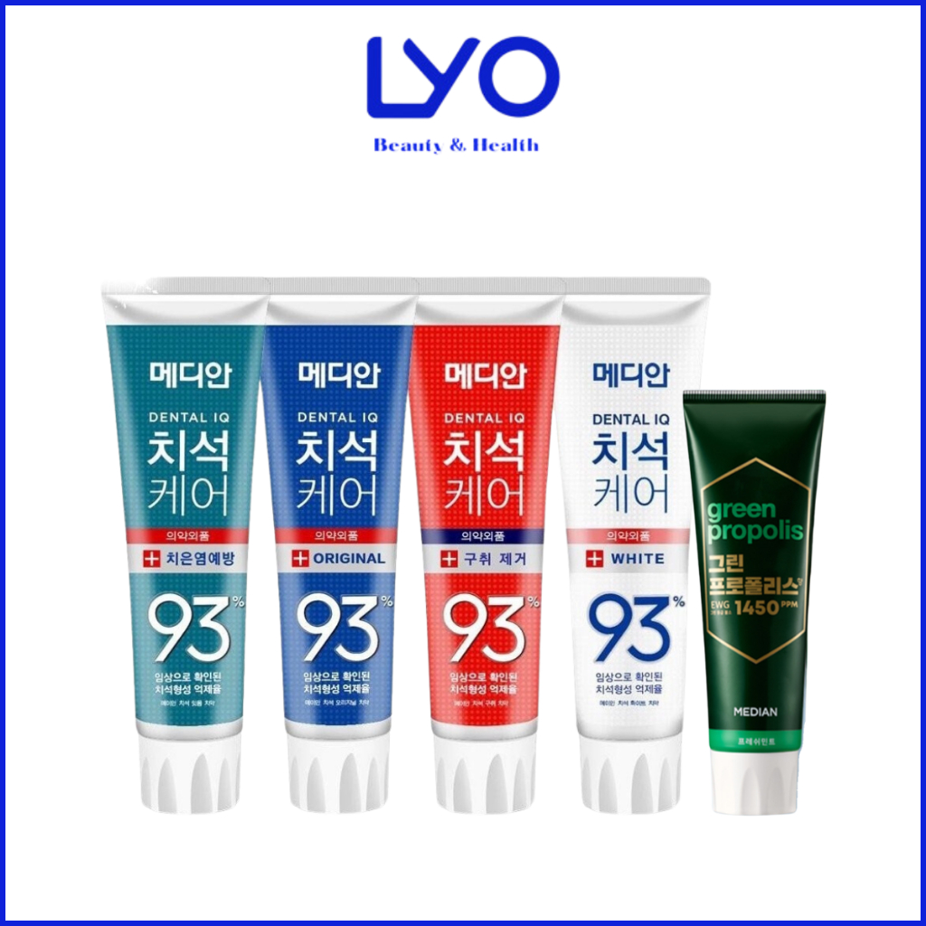 Kem Đánh Trắng Răng Median 93% Tooth-Paste Hàn Quốc 120gr