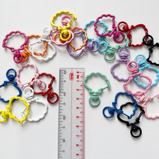 5 cái móc khoá con sò 30x38mm [INBOX CHỌN MÀU]
