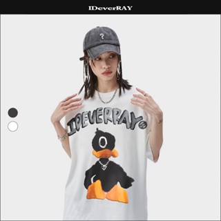 Áo thun unisex cao cấp chính hãng IDEVERRAY Duckling form oversize chất liệu cotton-260gsm