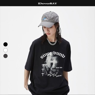 Áo Thun Unisex Cao Cấp Chính Hãng IDEVERRAY X VUNC Blurry Form Oversize Chất Cotton - 260gsm