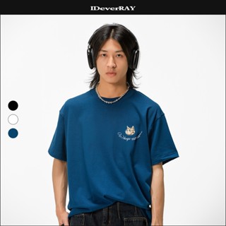 Áo Thun Unisex Cao Cấp Chính Hãng IDEVERRAY Purrfect Form Oversize Chất Cotton 260gsm