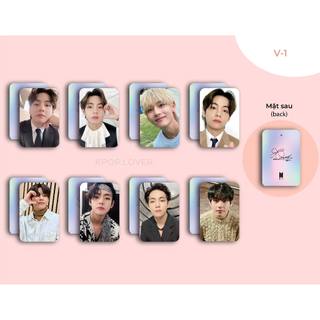 Set 8 card bo góc bts - jimin v jungkook suga j-hope jin rm