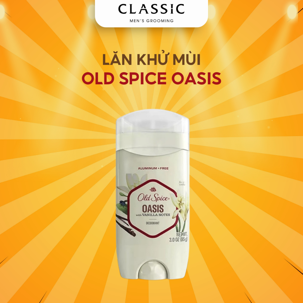 [Mã BMTTC60 giảm đến 60K đơn 50K] Lăn khử mùi Old Spice Oasis Deodorant 85g