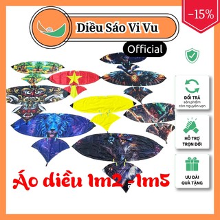Áo diều 1m2 1m5 vải in nhiệt dày dặn
