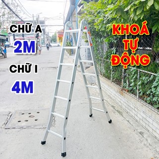Thang nhôm chữ I 4,0m,chữ A 2,0m NAKATA Nhật Bản VN20