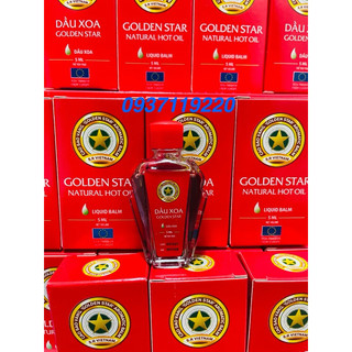 Dầu gió/ dầu xoa massage Cao Sao Vàng Golden Star danapha 5ml