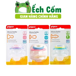 Núm ti ngậm pigeon chất liệu silicon siêu mềm cho bé