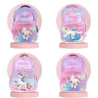 Balo Kuromi Cinnamoroll Kitty cặp sách Dere cho bé đi học tiểu học trung học cấp 2 xinh xắn nhiều màu