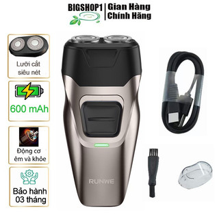 Máy cạo râu runwe rs508 2 lưỡi cạo 3d
