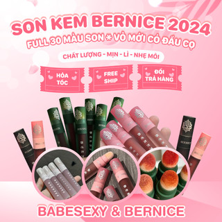Son kem bernice premium 2024 chính hãng 100% - chất son mướt mịn / kèm quà tặng