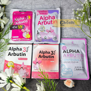   Chuẩn Thái  Vỉ 10 Viên Bột Kích Trắng Alpha Arbutin  3Plus Đêm Ngày Precious Skin  - Jron Beauty 